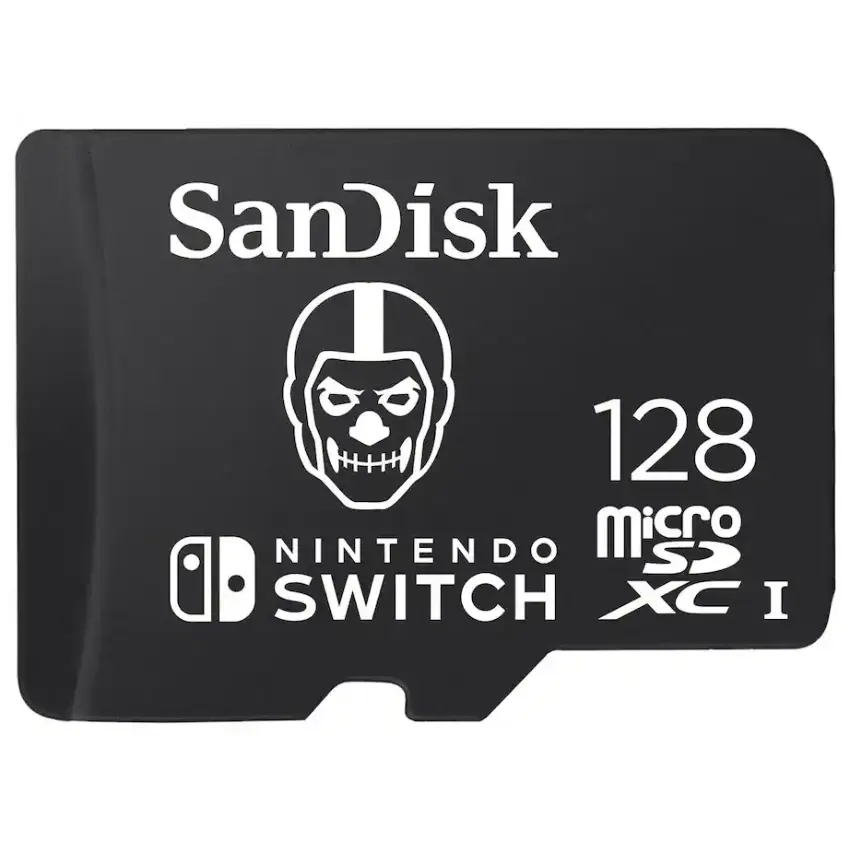 Tarjeta de Memoria microSDXC SanDisk 128GB, UHS-I, U3, V30, Clase 10, Edición Fortnite
