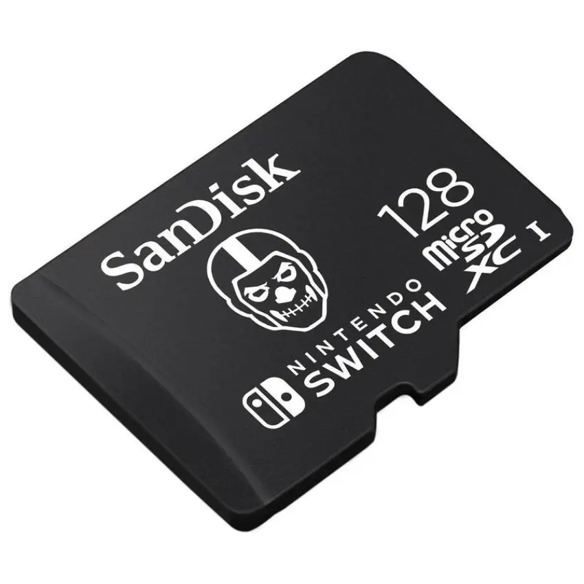 Tarjeta de Memoria microSDXC SanDisk 128GB, UHS-I, U3, V30, Clase 10, Edición Fortnite