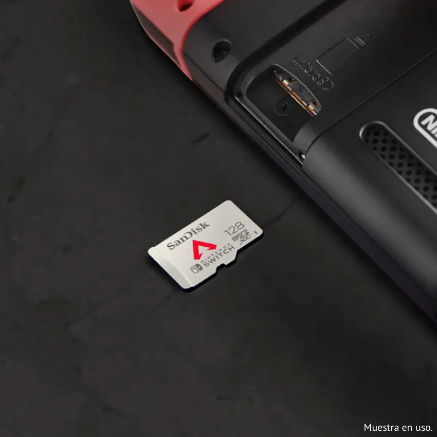 Tarjeta de Memoria microSDXC SanDisk 128GB, UHS-I, U3, V30, Clase 10, Edición Apex Legends Tarjeta de Memoria microSDXC SanDisk 128GB, UHS-I, U3, V30, Clase 10, Edición Apex Legends