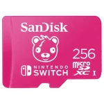 Tarjeta de Memoria microSDXC SanDisk 256GB, UHS-I, U3, V30, Clase 10, Edición Fortnite
