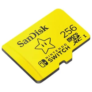 Tarjeta de Memoria microSDXC para Nintendo Switch SanDisk 256GB, UHS-I, U3, V30, Clase 10