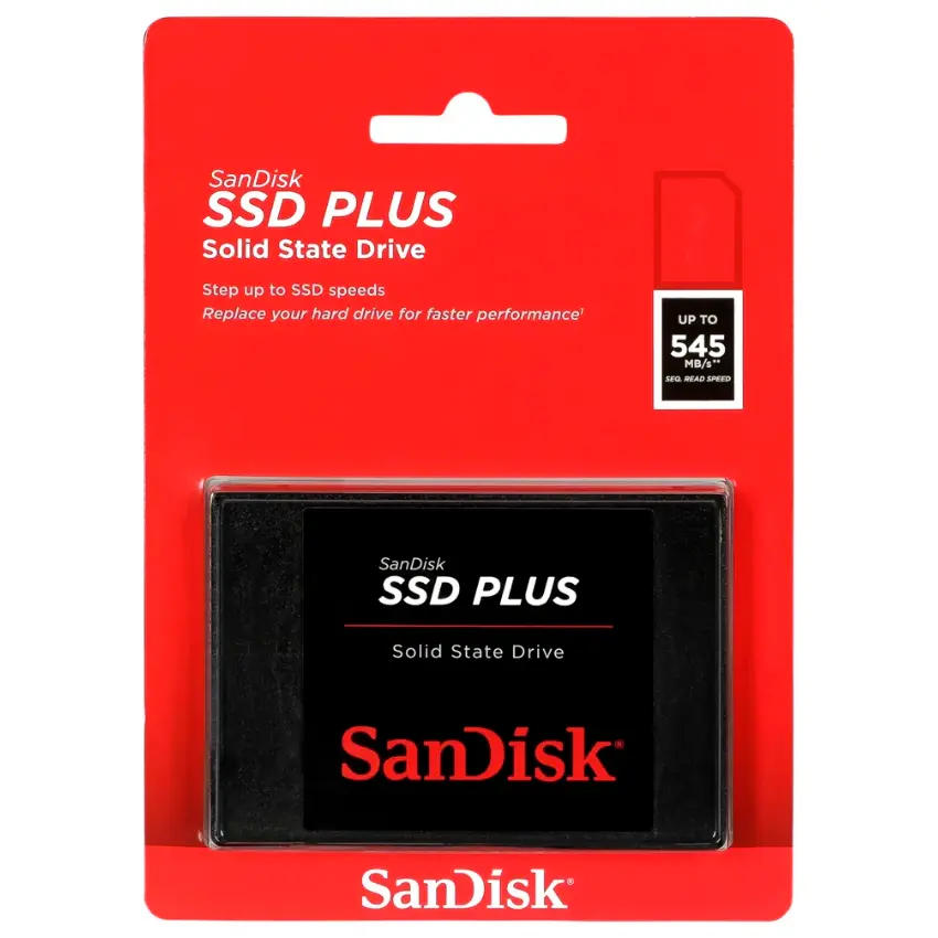 Disco SSD SanDisk SSD Plus, 3D NAND, SATA3, 2.5"