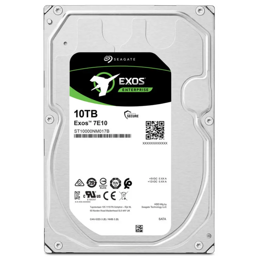 Disco Interno Empresarial Seagate Exos 7E10 10TB SATA3 7200rpm 256MB Cache 3.5"
