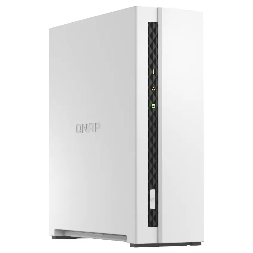 NAS de Escritorio QNAP TS-133-US de 1 Bahía, ARM Cortex-A55 de cuatro núcleos, 2 GB RAM DDR4, Sin disco