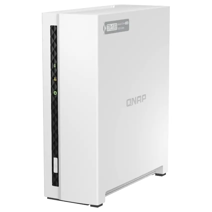 NAS de Escritorio QNAP TS-133-US de 1 Bahía, ARM Cortex-A55 de cuatro núcleos, 2 GB RAM DDR4, Sin disco