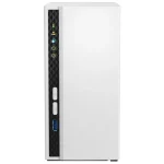NAS de Escritorio QNAP TS-233-US de 2 Bahías, ARM Cortex-A55 de cuatro núcleos, 2 GB RAM DDR4, Sin discos