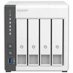 NAS de Escritorio QNAP TS-433-4G-US de 4 Bahías, 1GbE y 2.5GbE, ARM Cortex-A55 de cuatro núcleos, 4 GB RAM DDR4, Sin discos
