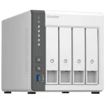 NAS de Escritorio QNAP TS-433-4G-US de 4 Bahías, 1GbE y 2.5GbE, ARM Cortex-A55 de cuatro núcleos, 4 GB RAM DDR4, Sin discos