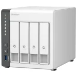 NAS de Escritorio QNAP TS-433-4G-US de 4 Bahías, 1GbE y 2.5GbE, ARM Cortex-A55 de cuatro núcleos, 4 GB RAM DDR4, Sin discos
