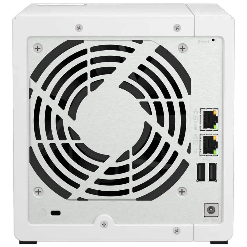 NAS de Escritorio QNAP TS-433-4G-US de 4 Bahías, 1GbE y 2.5GbE, ARM Cortex-A55 de cuatro núcleos, 4 GB RAM DDR4, Sin discos