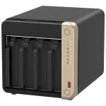 NAS de Escritorio QNAP TS-464-8G-US de 4 Bahías, 2.5GbE, Intel Celeron N5095 de cuatro núcleos, 8 GB RAM DDR4, Sin discos