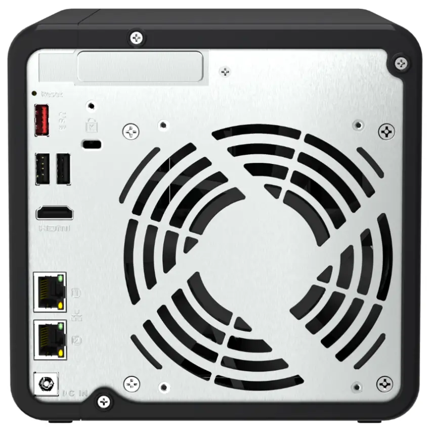 NAS de Escritorio QNAP TS-464-8G-US de 4 Bahías, 2.5GbE, Intel Celeron N5095 de cuatro núcleos, 8 GB RAM DDR4, Sin discos NAS de Escritorio QNAP TS-464-8G-US de 4 Bahías, 2.5GbE, Intel Celeron N5095 de cuatro núcleos, 8 GB RAM DDR4, Sin discos