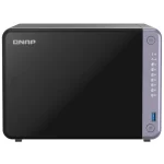 NAS de Escritorio QNAP TS-632X-4G-US de 6 Bahías, 2.5GbE y 10GbE, Annapurna Labs Alpine AL524 de cuatro núcleos, 4 GB RAM DDR4, Sin discos