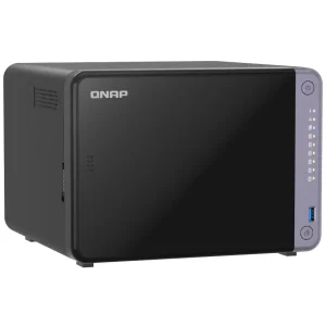 NAS de Escritorio QNAP TS-632X-4G-US de 6 Bahías, 2.5GbE y 10GbE, Annapurna Labs Alpine AL524 de cuatro núcleos, 4 GB RAM DDR4, Sin discos