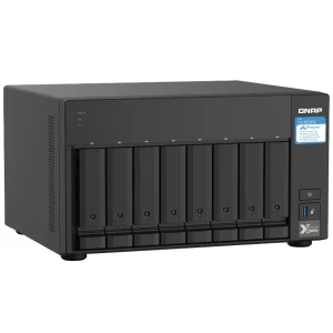 NAS de Escritorio QNAP TS-832PX-4G-US de 8 Bahías, 2.5GbE y 10GbE, Annapurna Labs Alpine AL324 de cuatro núcleos, 4 GB RAM DDR4, Sin discos