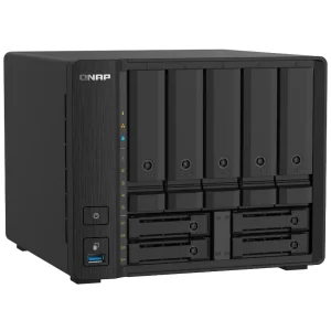 NAS de Escritorio QNAP TS-932PX-4G-US de 9 Bahías, 2.5GbE y 10GbE, Annapurna Labs Alpine AL324 de cuatro núcleos, 4 GB RAM DDR4, Sin discos