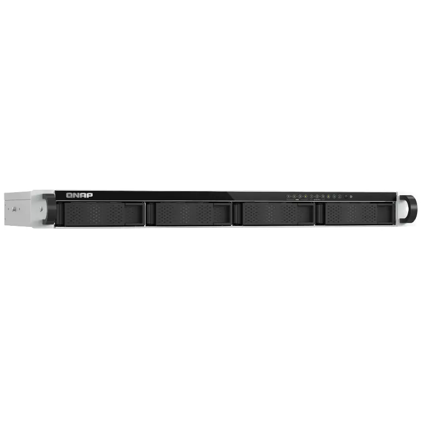 NAS Rackeable QNAP TS-h765eU-8G-US de 4 Bahías, 2.5GbE , Intel Atom x7405C de cuatro núcleos, 8 GB RAM DDR4, Sin discos