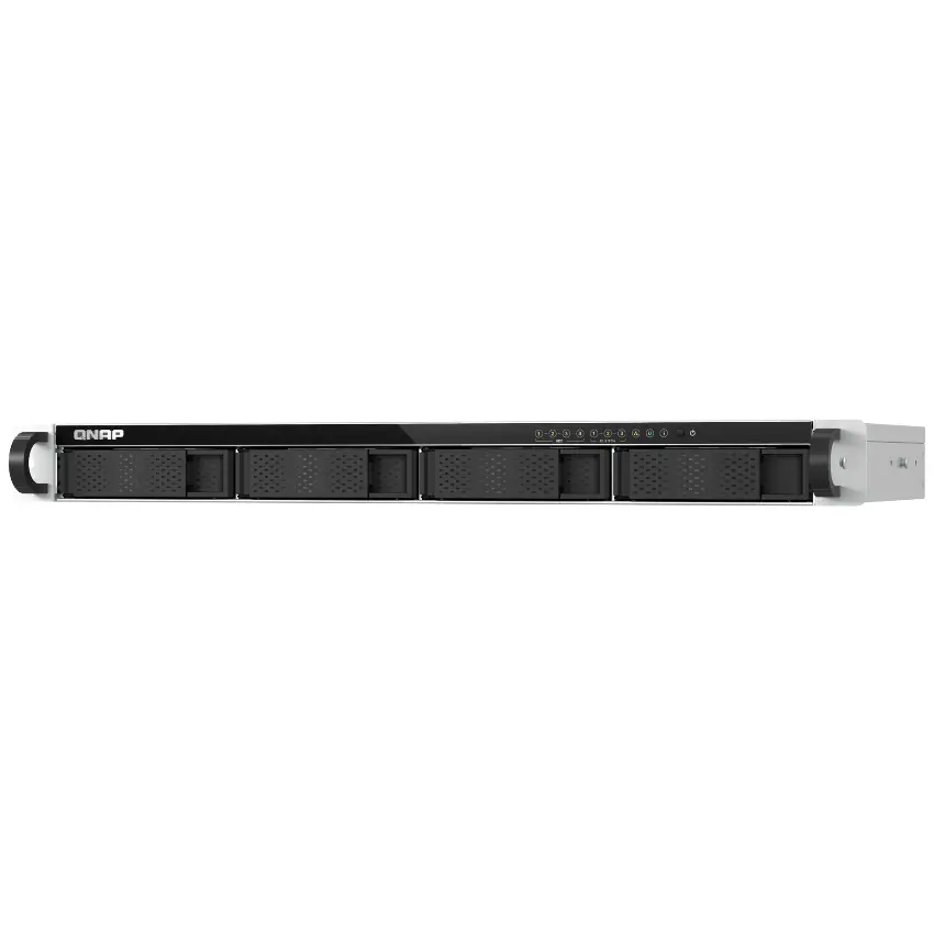 NAS Rackeable QNAP TS-h765eU-8G-US de 4 Bahías, 2.5GbE , Intel Atom x7405C de cuatro núcleos, 8 GB RAM DDR4, Sin discos