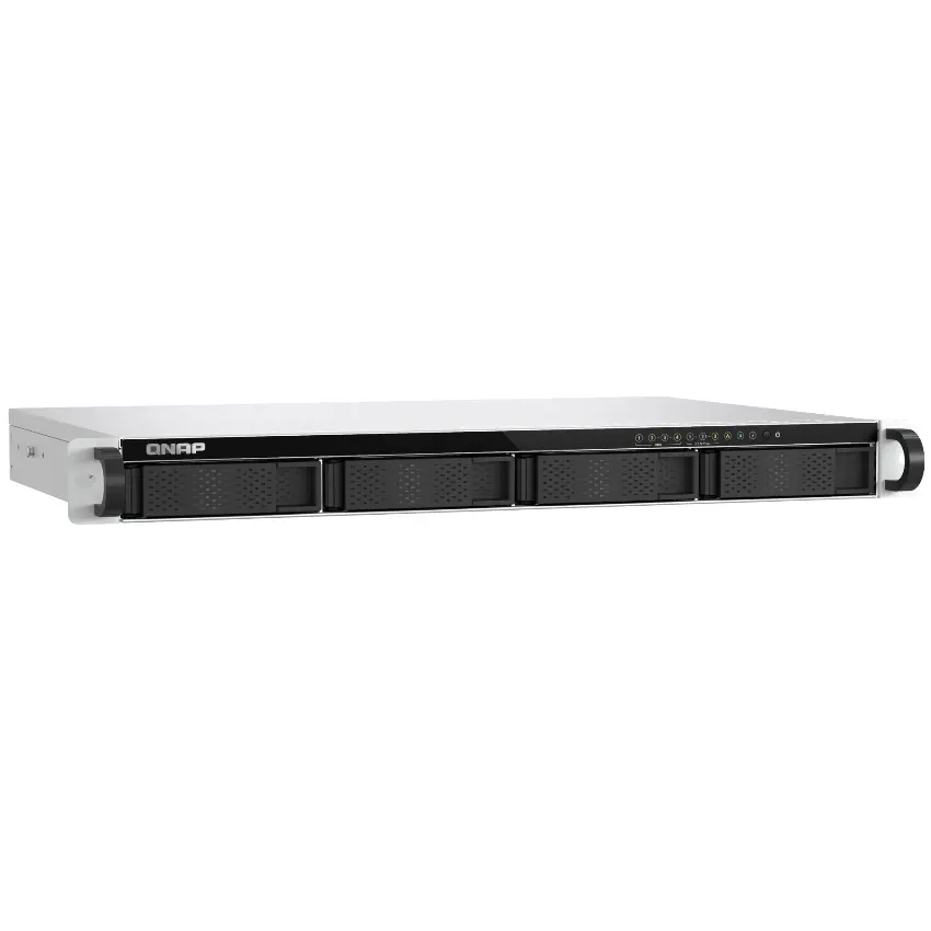 NAS Rackeable QNAP TS-h765eU-8G-US de 4 Bahías, 2.5GbE , Intel Atom x7405C de cuatro núcleos, 8 GB RAM DDR4, Sin discos