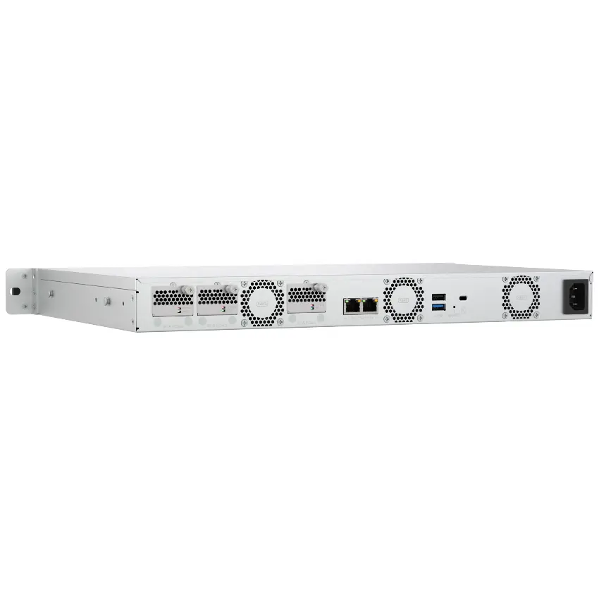 NAS Rackeable QNAP TS-h765eU-8G-US de 4 Bahías, 2.5GbE , Intel Atom x7405C de cuatro núcleos, 8 GB RAM DDR4, Sin discos