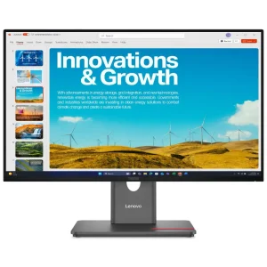 Monitor Lenovo ThinkVision P24QD-40, 23.8", 48Hz-120Hz, IPS, 2560x1440, 4ms, HDMI, DisplayPort, USB-A, USB-C, RJ-45