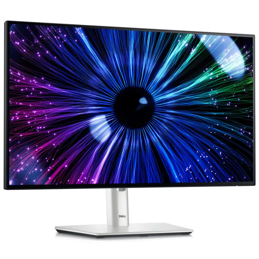 Monitor Dell UltraSharp U2424HE, 23.8", 120Hz, IPS, 1920×1080, 5ms, DisplayPort, HDMI, Hub, USB, USB-C, RJ-45