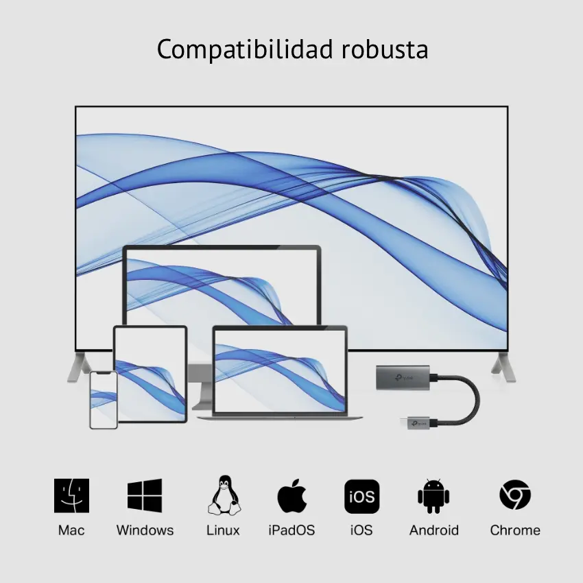 Adaptador USB-C a a HDMI TP-Link UA520C Adaptador USB-C a a HDMI TP-Link UA520C
