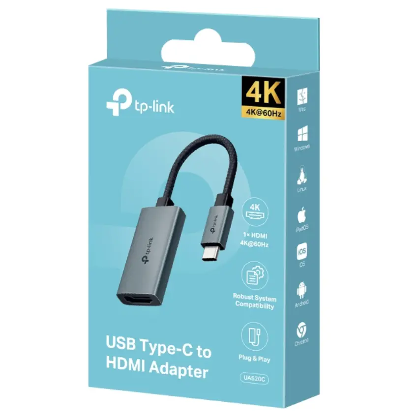 Adaptador USB-C a a HDMI TP-Link UA520C Adaptador USB-C a a HDMI TP-Link UA520C