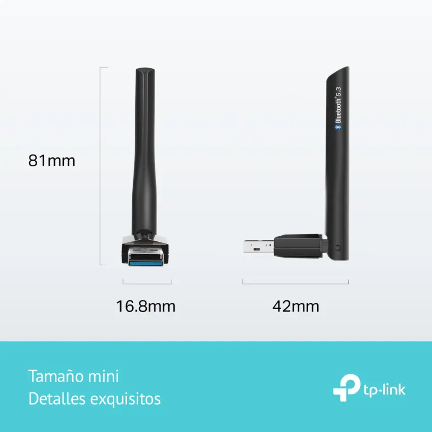 Adaptador Bluetooth TP-Link UB500 Plus, Largo Alcance, BT 5.3 Adaptador Bluetooth TP-Link UB500 Plus, Largo Alcance, BT 5.3