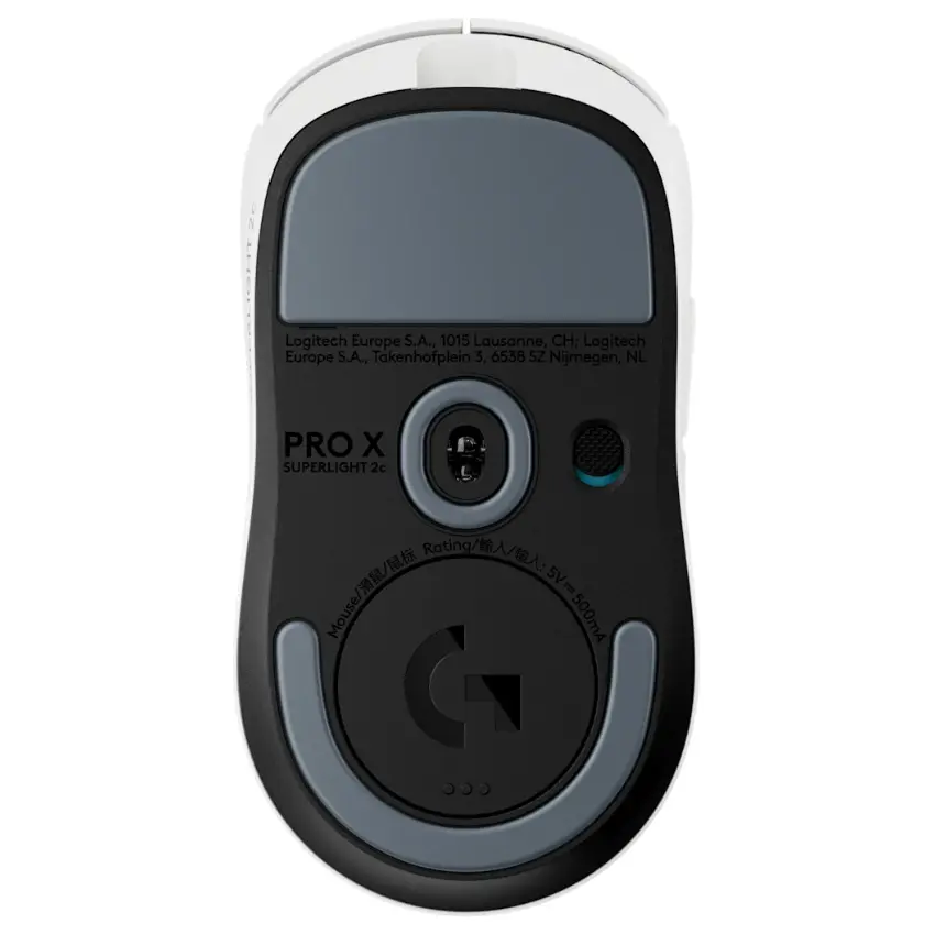 Mouse Inalámbrico Logitech G PRO X SUPERLIGHT 2c, LIGHTSPEED, Gamer, Blanco