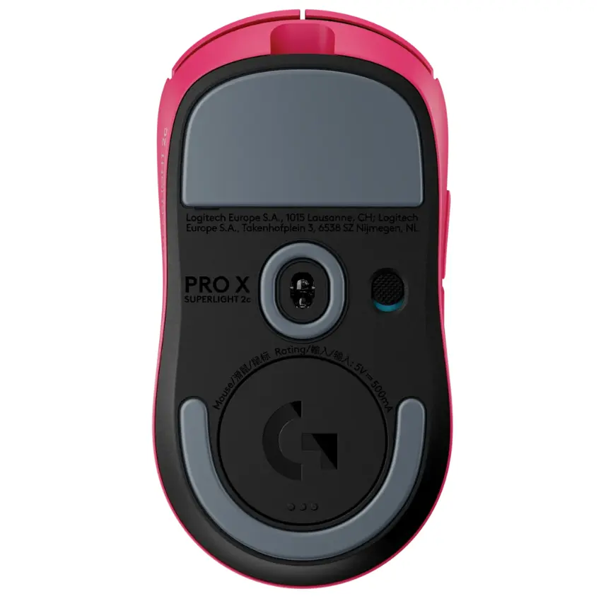 Mouse Inalámbrico Logitech G PRO X SUPERLIGHT 2c, LIGHTSPEED, Gamer, Rosa