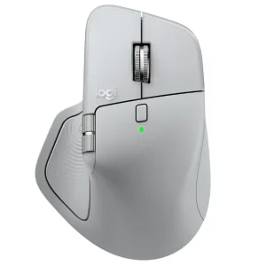 Mouse Inalámbrico Logitech MX Master 4, Bluetooth, Pale Gray, Gris Claro