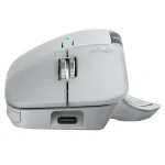 Mouse Inalámbrico Logitech MX Master 4, Bluetooth, Pale Gray, Gris Claro