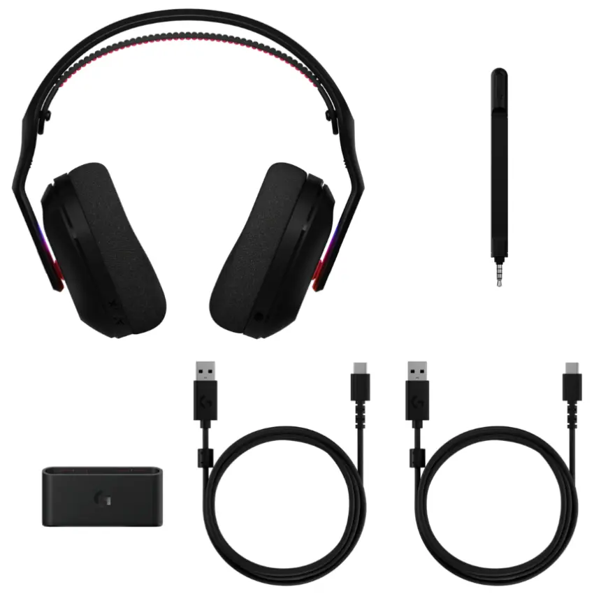 Auriculares Inalámbricos Logitech G ASTRO A20 X, Gamer, PLAYSYNC AUDIO, LIGHTSPEED, Bluetooth, USB, Negro