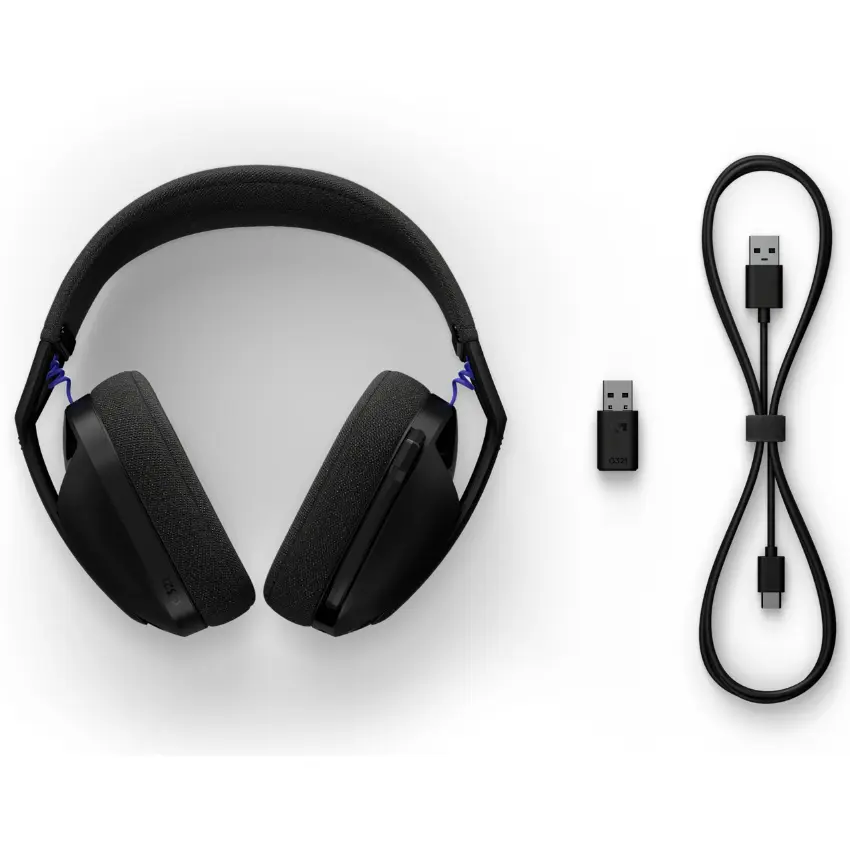 Auriculares Inalámbricos Logitech G G321, Gamer, LIGHTSPEED, Bluetooth, Negro