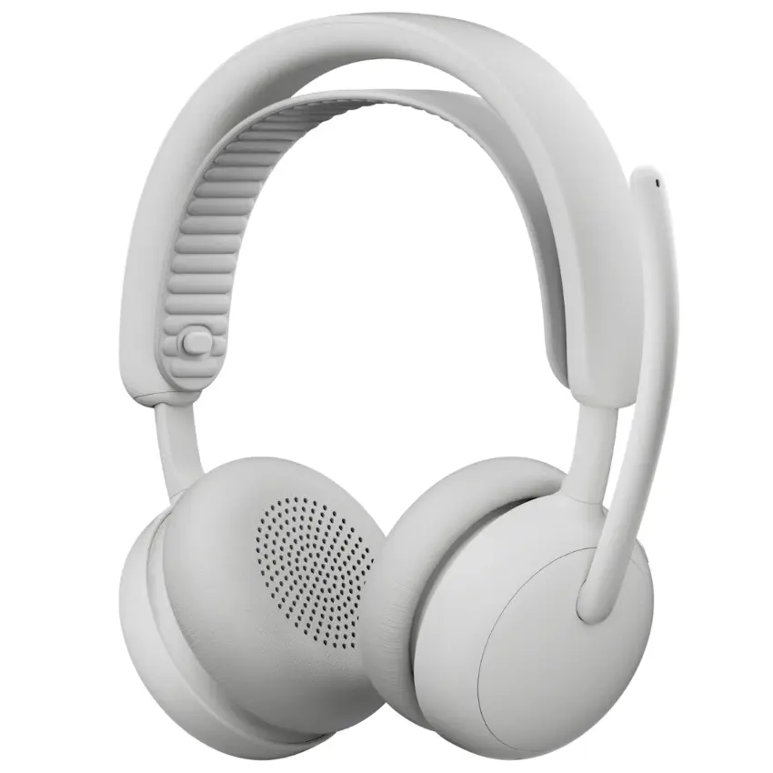 Auriculares Logitech Zone Wireless 2 ES, Inalámbricos, Bluetooth, USB-C, Blanco