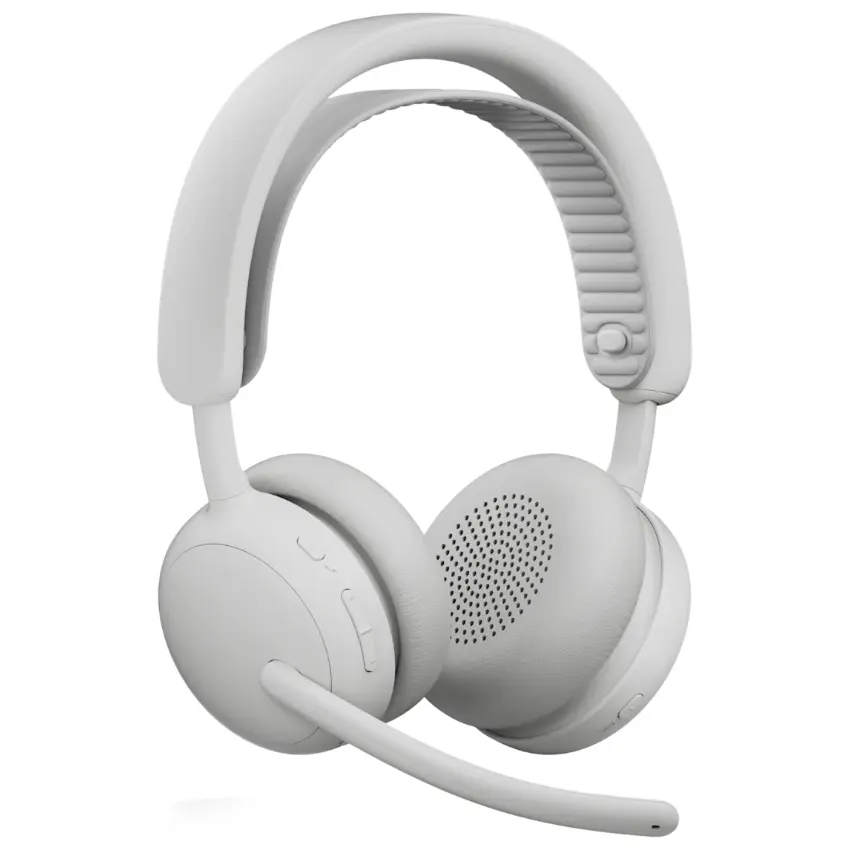 Auriculares Logitech Zone Wireless 2 ES, Inalámbricos, Bluetooth, USB-C, Blanco