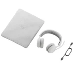 Auriculares Logitech Zone Wireless 2 ES, Inalámbricos, Bluetooth, USB-C, Blanco