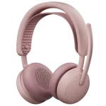 Auriculares Logitech Zone Wireless 2 ES, Inalámbricos, Bluetooth, USB-C, Rosa