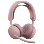 Auriculares Logitech Zone Wireless 2 ES, Inalámbricos, Bluetooth, USB-C, Rosa