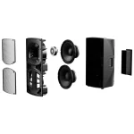 Altavoz Activo American Vox AV-Noxen 12 Pro, 3 Vías, 2 Woofer 12", Potencia 800W, DSP