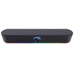 Barra de Sonido Trust GXT 619 Thorne, 6 W RMS, Mini Plug 3.5 mm, Iluminación RGB, Negro