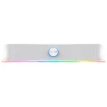 Barra de Sonido Trust GXT 619W Thorne, 6 W RMS, Mini Plug 3.5 mm, Iluminación RGB, Blanco