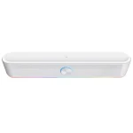 Barra de Sonido Trust GXT 619W Thorne, 6 W RMS, Mini Plug 3.5 mm, Iluminación RGB, Blanco