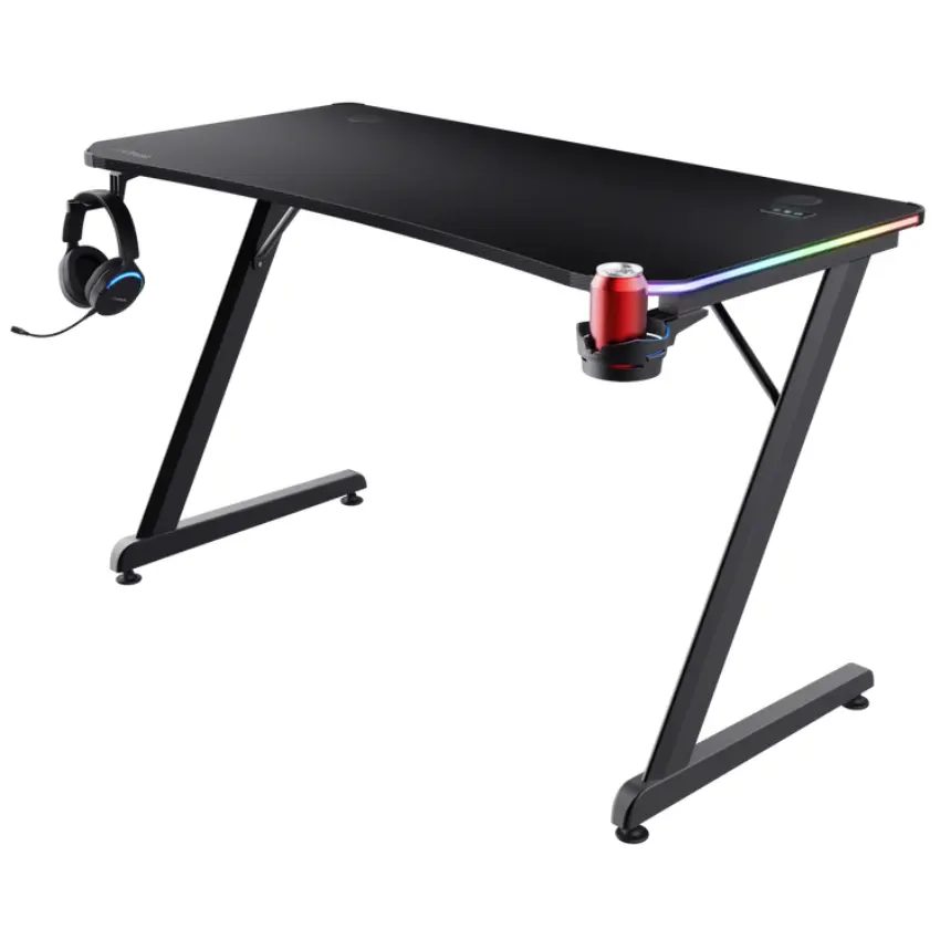 Escritorio Gamer Trust GXT 709 Luminus RGB