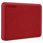 Disco Externo Toshiba Canvio Advance 1TB/2TB, USB 3.0, Rojo