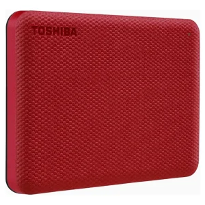 Disco Externo Toshiba Canvio Advance 1TB/2TB, USB 3.0, Rojo