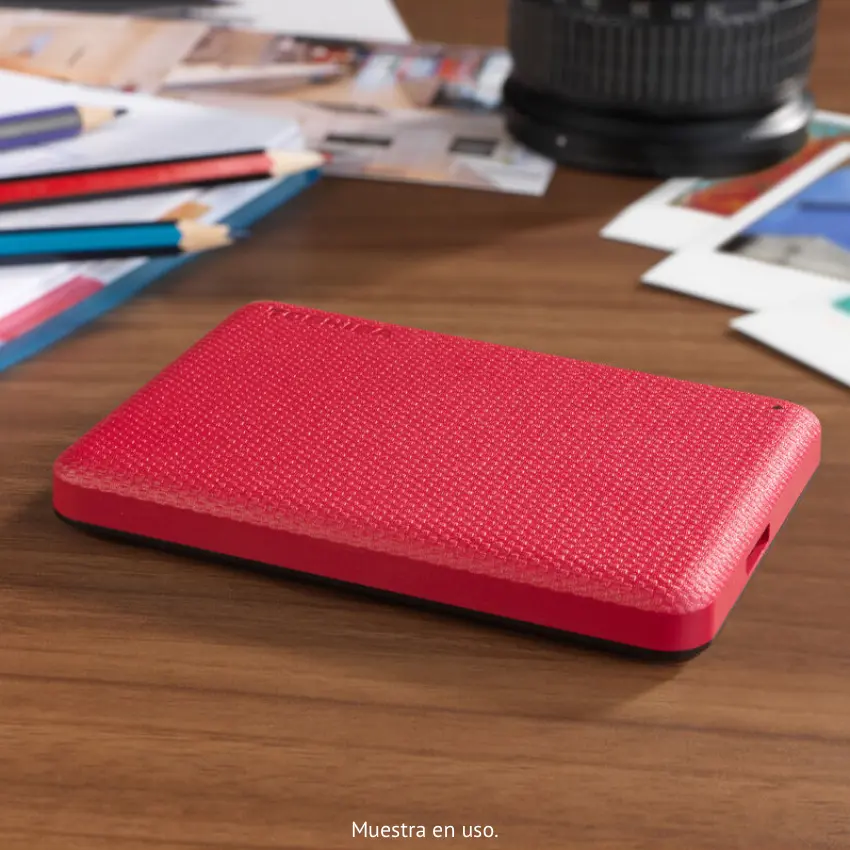 Disco Externo Toshiba Canvio Advance 1TB/2TB, USB 3.0, Rojo