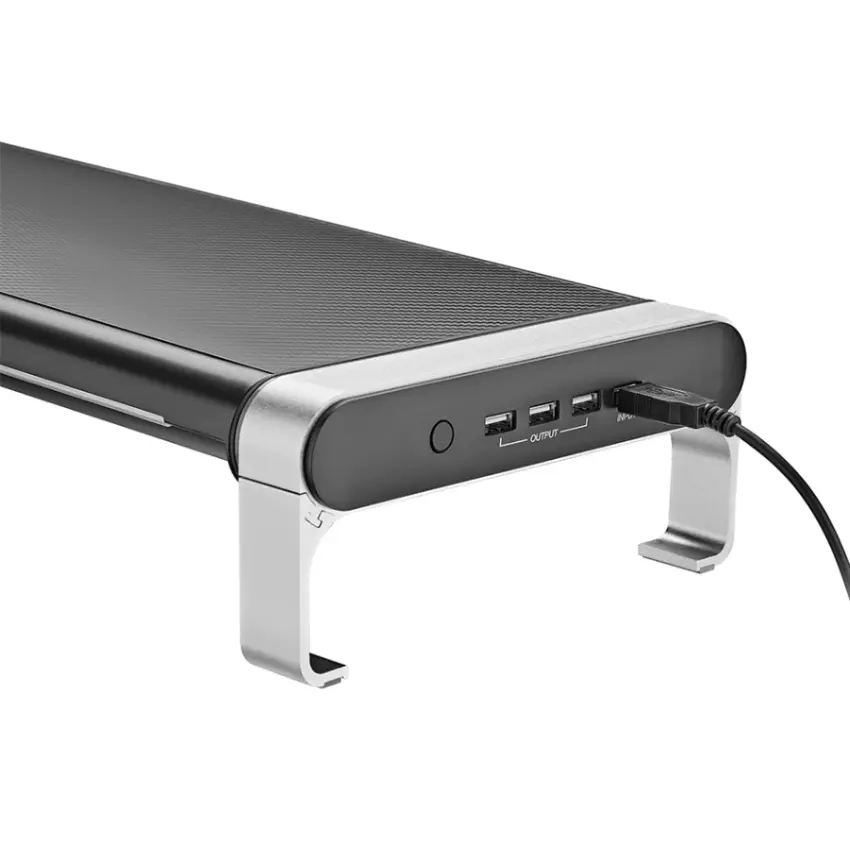 Elevador para Monitor Intelaid IT-STG, RGB, Con Cajones