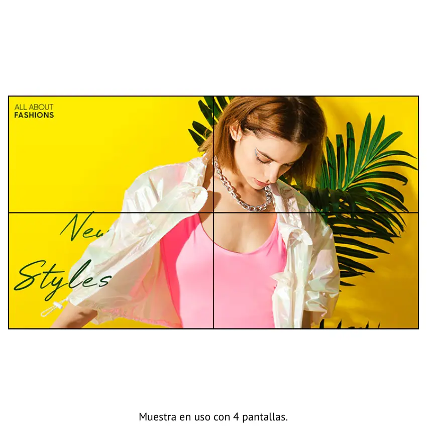 Pantalla Profesional Samsung VM46B-U, 46", FHD 1920x1080, Video Wall